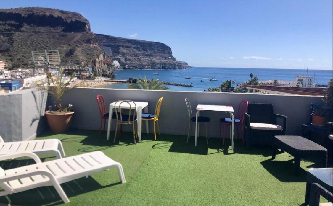 Pension Playa Puerto De Mogan Exterior foto